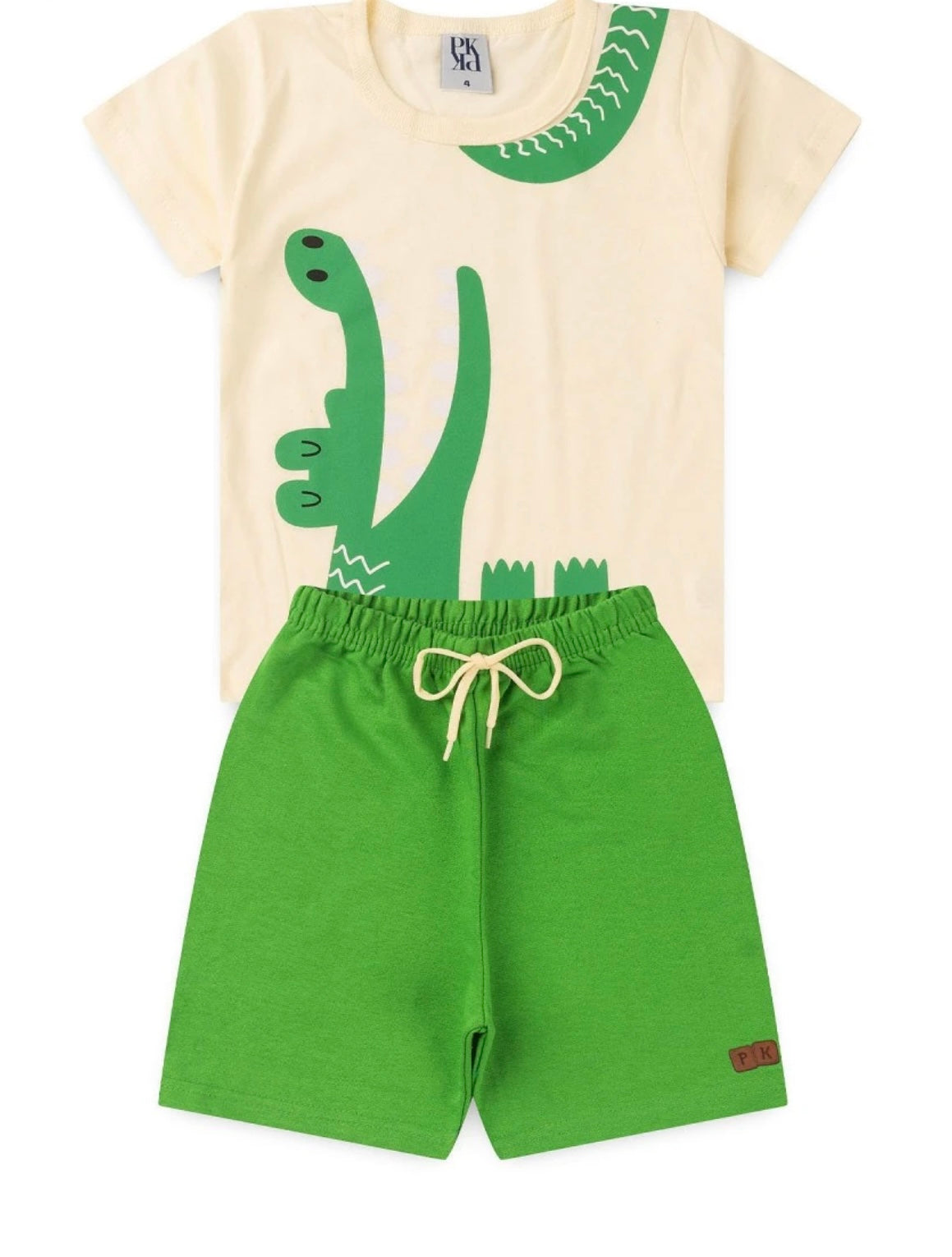 Conjunto infantil masculino camiseta e shorts Heitor