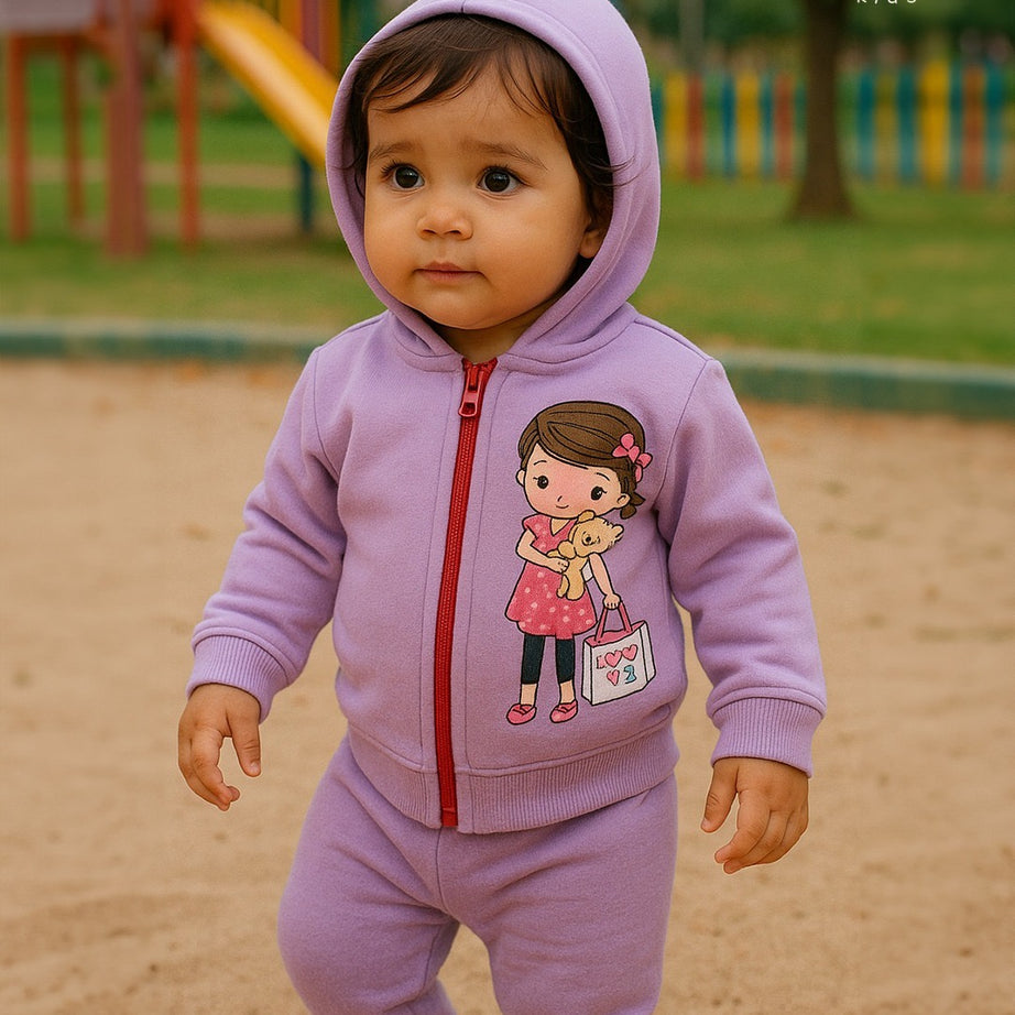 Conjunto moletom bebê Aurora