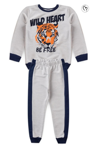 Conjunto Moletom infantil menino Samuel