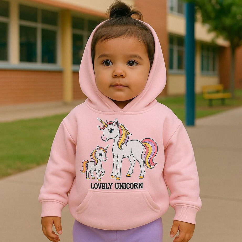 Conjunto moletom bebê unicórnio