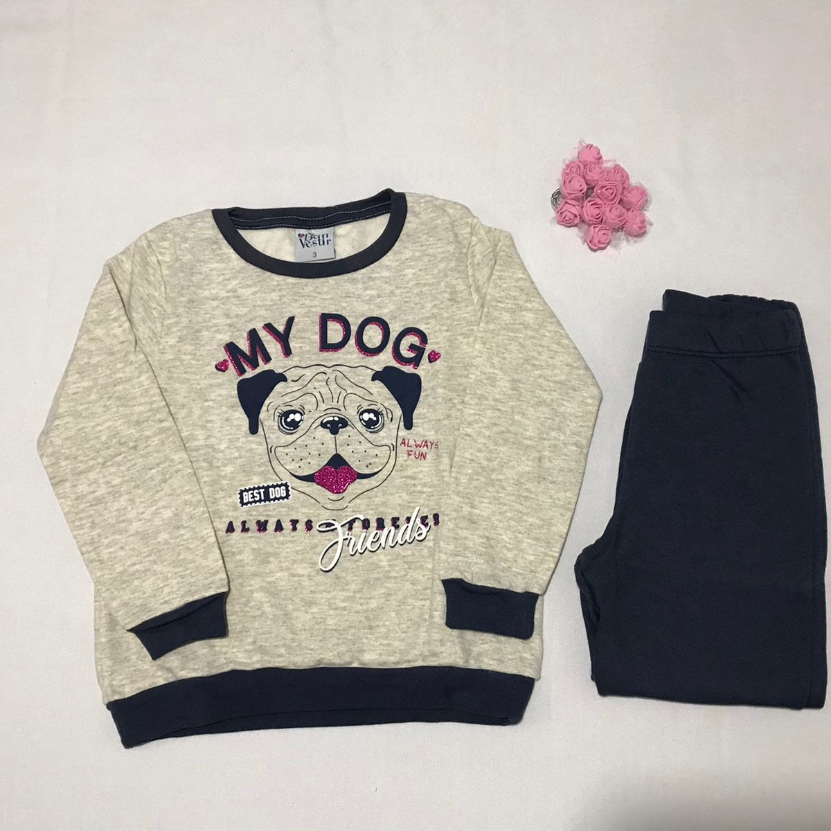 Moletom infantil menina Carolina