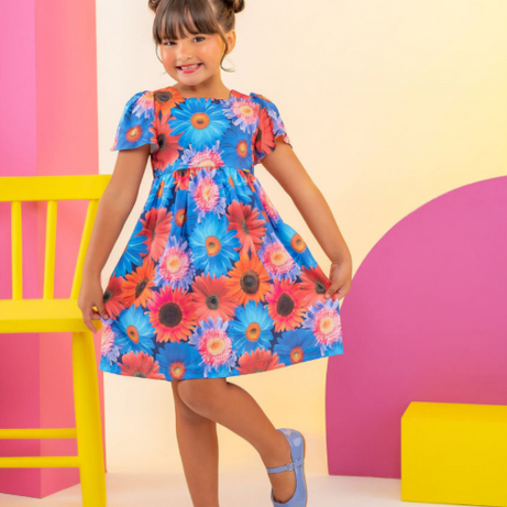 Vestido Infantil menina Isis