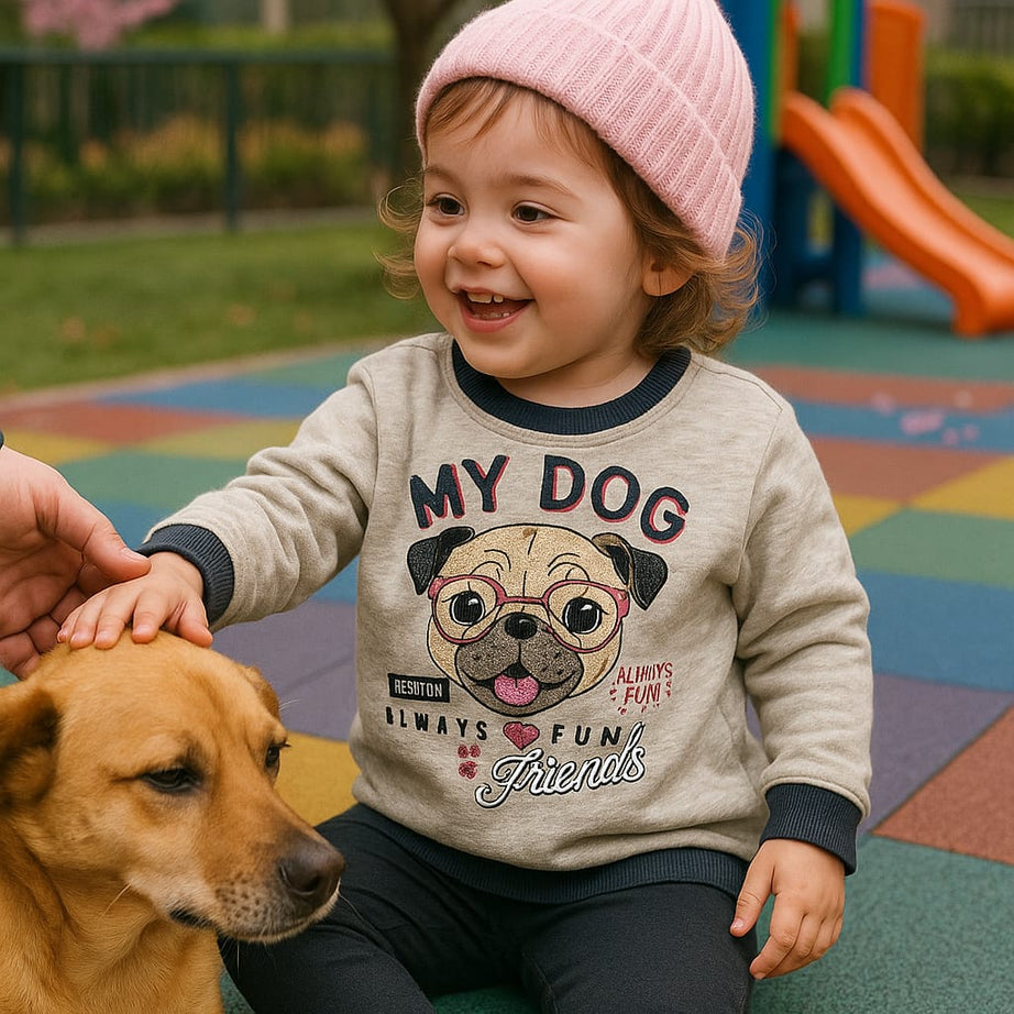 Moletom infantil menina Carolina