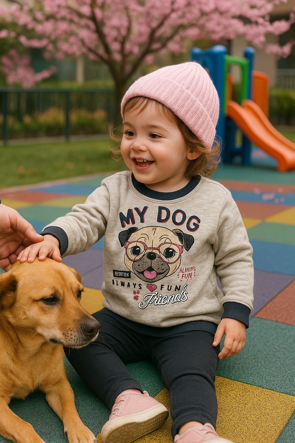 Moletom infantil menina Carolina